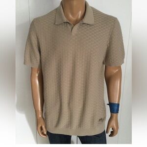 Mauvais Knit Slim Polo Shirt Size XXL